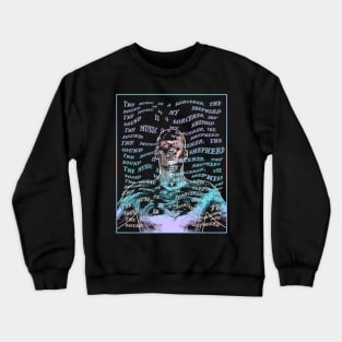 Rave neon cyberpunk music quote Crewneck Sweatshirt